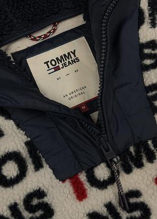 Оригінальна монограмна шерпа анорак tommy jeans 4