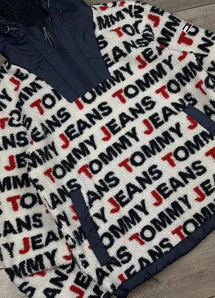 Оригінальна монограмна шерпа анорак tommy jeans 6
