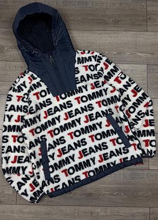 Оригінальна монограмна шерпа анорак tommy jeans 10