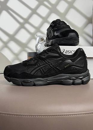 Водонепроникні кросівки asics gel-nyc gtx all black