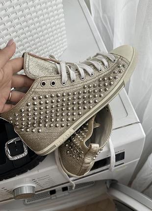 Кеди жіночі prada з шипами 4
