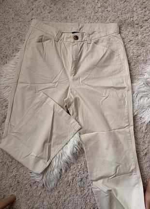 Брюки жіночі massimo dutti бежеві