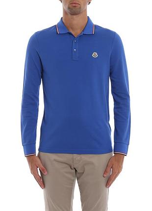 Оригінальне поло з довгим рукавом moncler pique polo