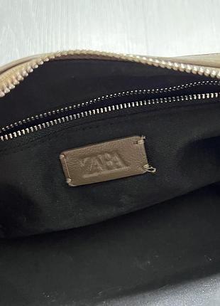 Сумка жіноча zara, коричнева 7