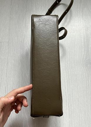 Сумка жіноча zara, коричнева 6