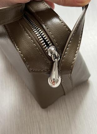 Сумка жіноча zara, коричнева 4