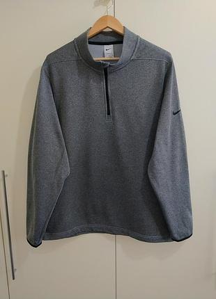 Кофта zip nike therma-rit серая флиска under armour mammut salewa adidas