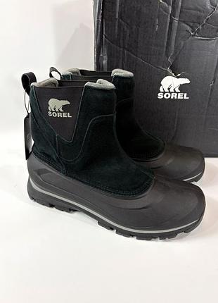 Мужские зимние кожаные ботинки сапоги sorel buxton 48 размер