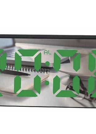 Зеркальные настольные led-часы ds-3821l