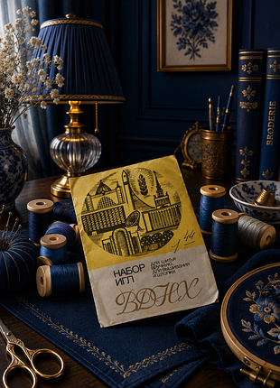 Вінтаж! 🪡🧵вднх набір голок для шиття вручну рукоділля вишивки колюбакинський голковий завод кінець 1980-х срср радянські стальні міцні
