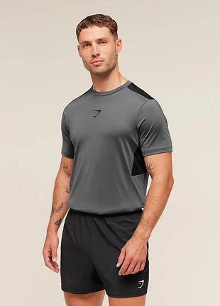 Фірмова спортивна футболка gymshark sport t-shirt slim fit