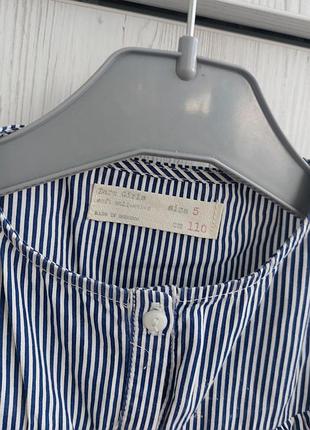 Блузка zara для девочки 5р 110см 3