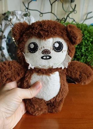 Оригінальна м'яка іграшка евок уікет star wars зоряні війни евок ewok