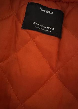 Куртка чоловіча bershka бомбер чорна, m 4