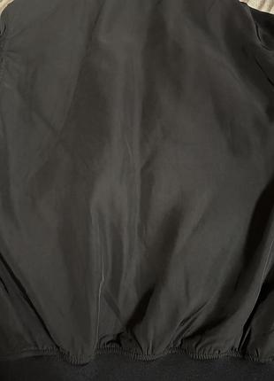 Куртка чоловіча bershka бомбер чорна, m 7