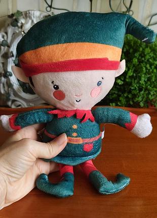 Мягкая праздничная игрушка рождественский эльф помощник санты elf pps imports