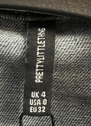 Джинсовая куртка prettylittlething oversized boyfriend denim 3