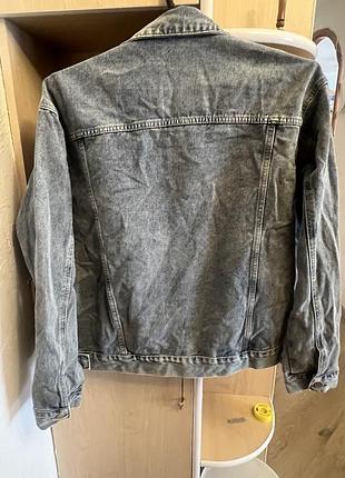 Джинсовая куртка prettylittlething oversized boyfriend denim 6