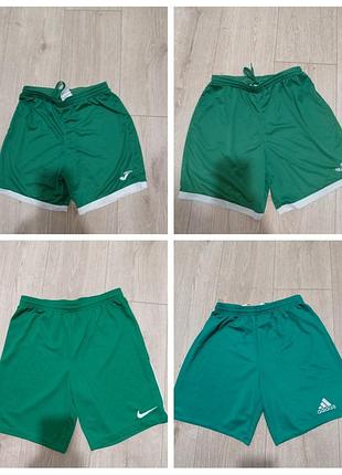 Шорти для хлопчика nike, joma, adidas, зелені, зріст 128-158