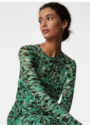 Платье плиссе m&amp;s 3