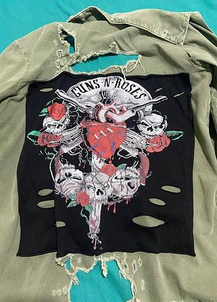 Чоловіча рубашка guns n`roses