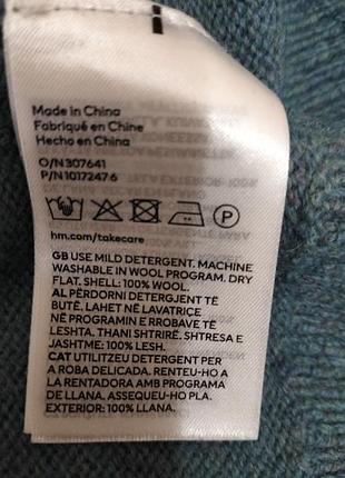 Свитер шерстяной h&amp;m 3