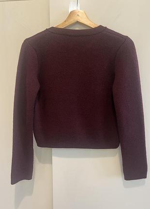 Кардиган zara бордовий 2