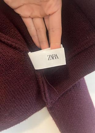 Кардиган zara бордовий 5