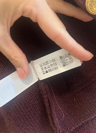 Кардиган zara бордовий 6
