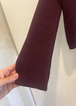 Кардиган zara бордовий 9