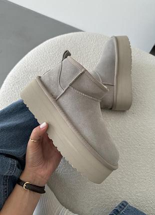 Ugg classic ultra mini platform xl grey