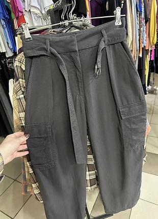 Брюки жіночі h&m кюлоти сірі