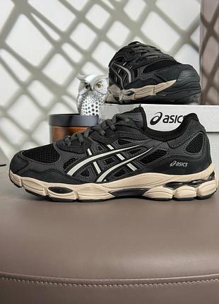 Водонепроникні кросівки asics gel-nyc gtx m dark grey beige