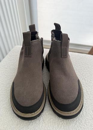 Черевики унісекс zara коричневі, розмір 33