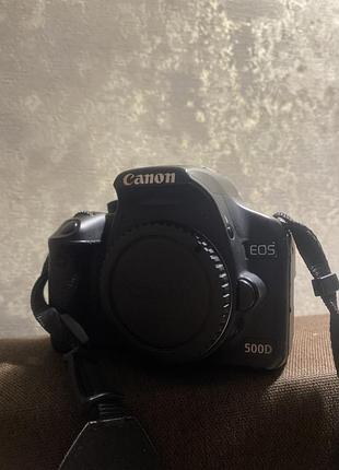 Фотоапарат canon 500d + новий обʼєктив yongnuo 50mm 1.8
