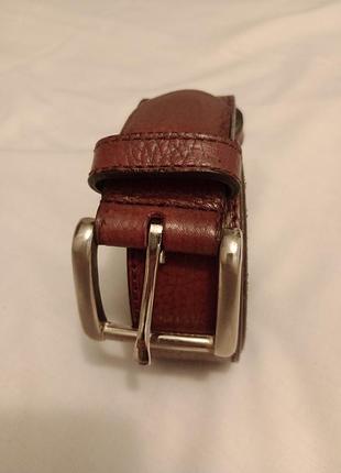 Классический мужской ремень от бренда vaismann. натурально кожаный 100 leather. оргинал.