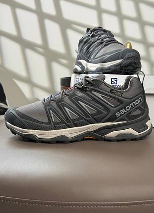 Водонепроникні кросівки salomon speedcross pro thinsulate grey beige