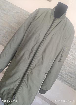 Довгий бомбер, selected homme m