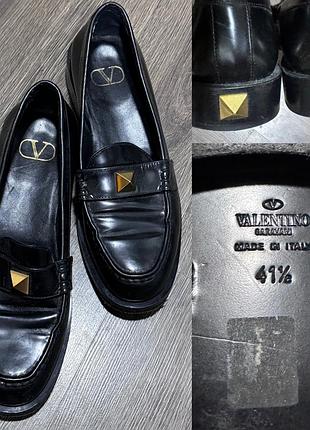Шкіряні лофери valentino