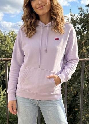 Жіноче худі levi's бузкове бавовняне розмір s