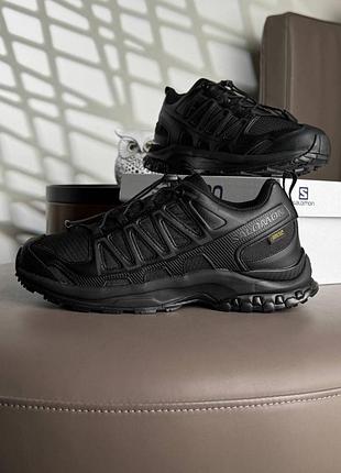 Водонепроникні кросівки salomon xa pro 3d amphib gtx black grey