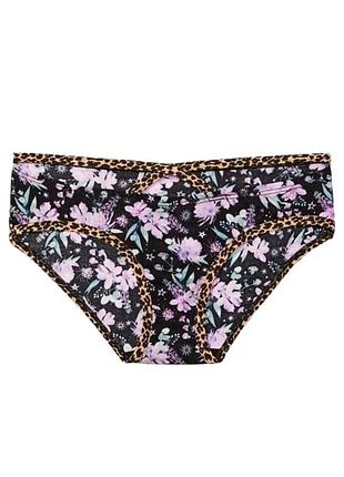 Трусики victoria's secret panty stretch modal strappy hiphugger starry floral