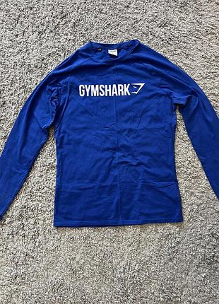 🔥 спортивний лонгслів gymshark | розмір m | синя кофта для залу / бігу 🏋️‍♂️💵