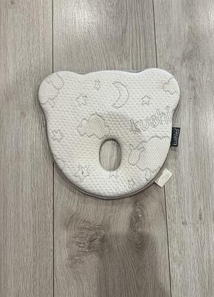 Брендова анатомічна ортопедична подушка kushies easy bear для немовлят