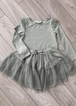 Набір із тюлевоі спідниці та кофти h&m, 6-8 р.