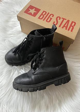 Черевики для дівчинки big star чорні