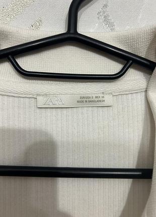 Футболка чоловіча zara біла розмір s
