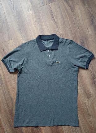 Брендовая футболка поло lacoste.