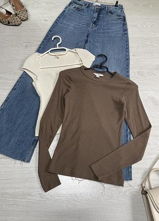 Базовий лонг h&m в рубчик 2