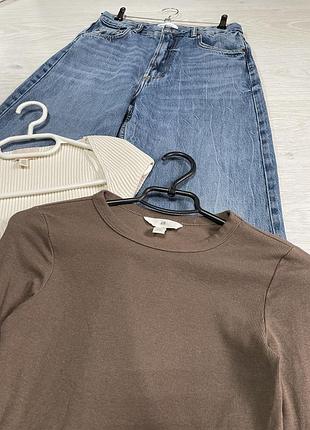Базовий лонг h&m в рубчик 4
